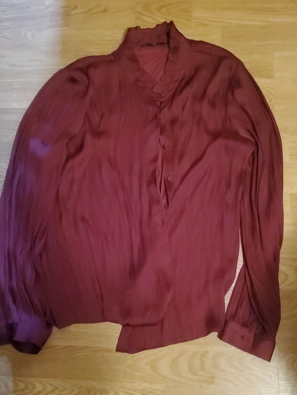Banana Republic Burgundy blouse - Wine